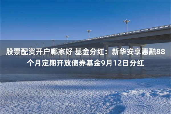 股票配资开户哪家好 基金分红：新华安享惠融88个月定期开放债