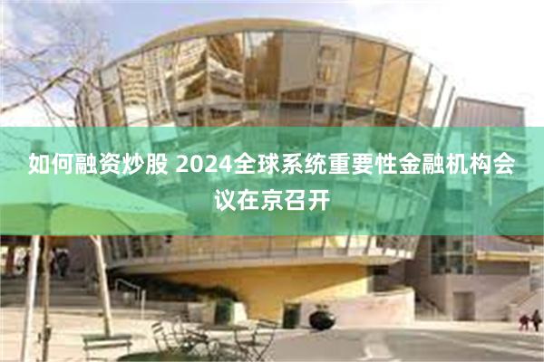 如何融资炒股 2024全球系统重要性金融机构会议在京召开